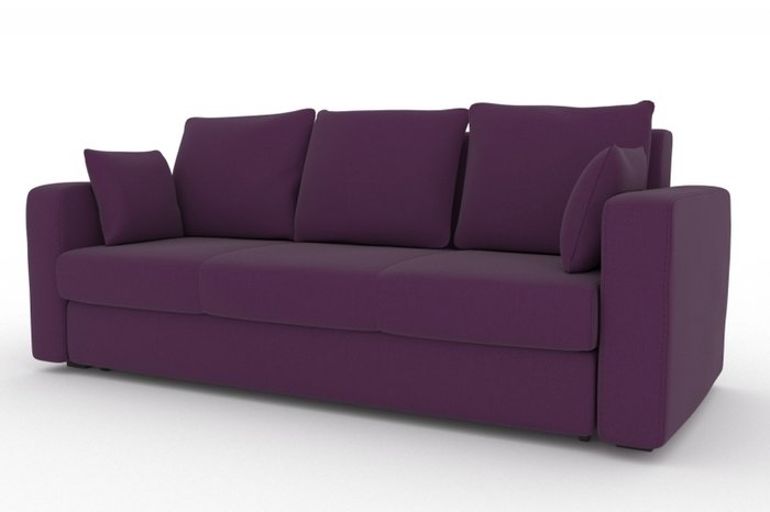 Прямой диван-кровать Liverpool фиолетового цвета