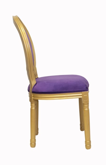 Стул Volker Violet Gold с мягкой обивкой - купить Обеденные стулья по цене 27700.0