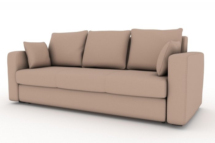 Прямой диван-кровать Liverpool темно-бежевого цвета