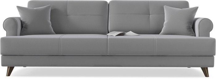 Диван-кровать прямой Мирта серого цвета - купить Прямые диваны по цене 43793.0