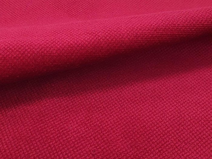 Кресло Карнелла черно-бордового цвета (ткань/экокожа)
