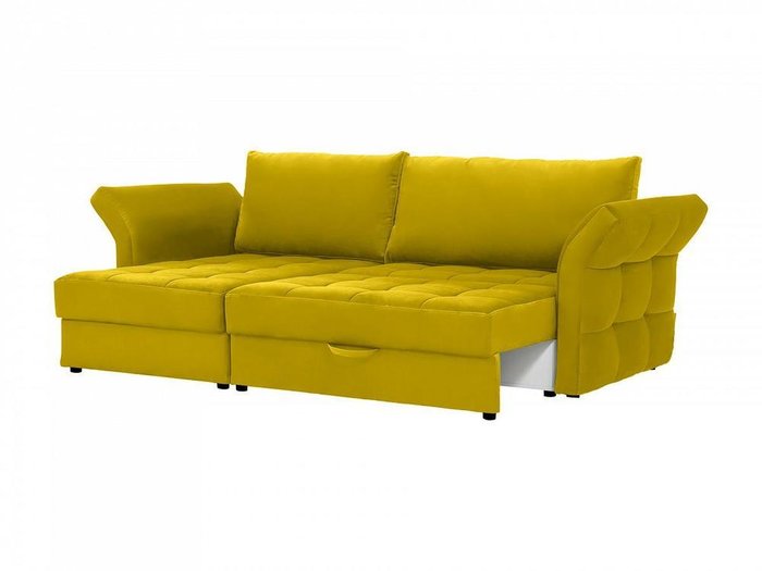 Угловой диван-кровать Wing золотистого цвета