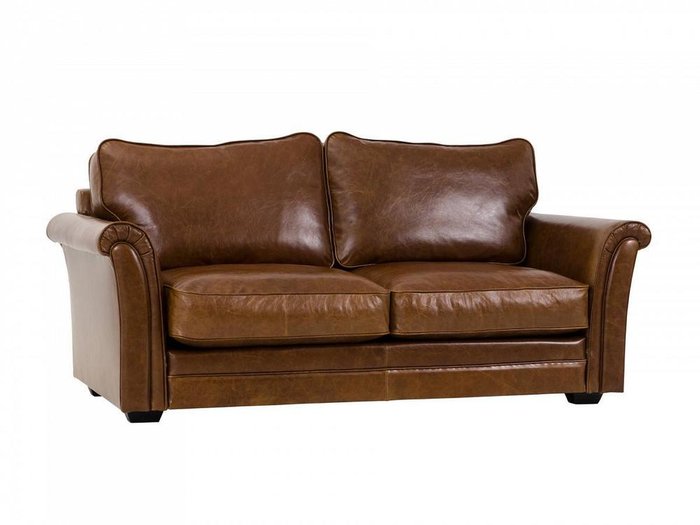 Диван двухместный Sydney коричневого цвета  - купить Прямые диваны по цене 303000.0