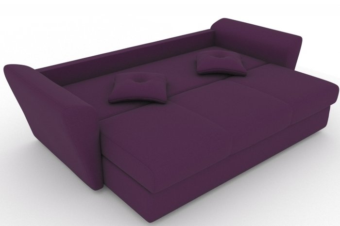 Прямой диван-кровать Neapol фиолетового цвета