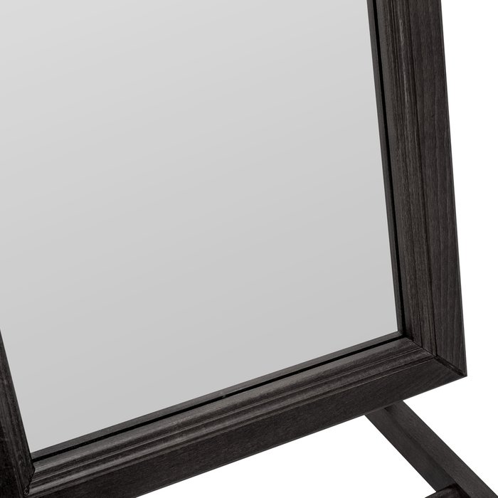 Зеркало напольное Мэмфис черно-коричневого цвета