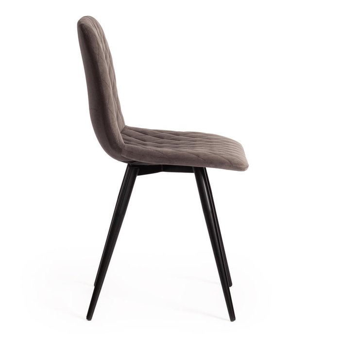 Комплект из четырех стульев Chilly серого цвета