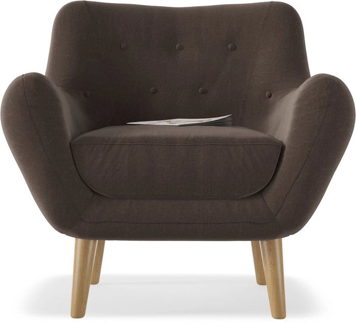 Кресло Элефант темно-коричневого цвета - купить Интерьерные кресла по цене 20172.0