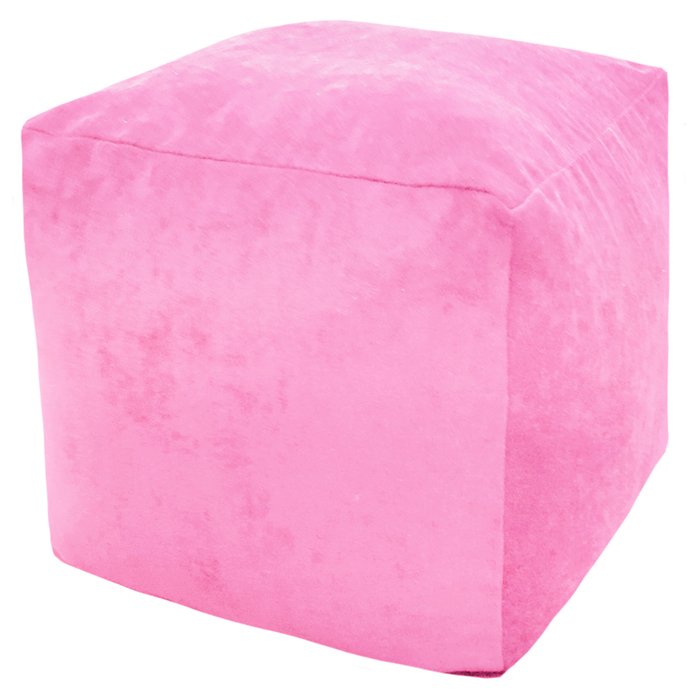 Пуфик Куб розового цвета