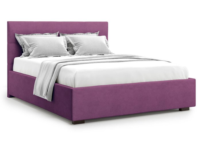 Кровать Garda 160х200 пурпурного цвета с подъемным механизмом 