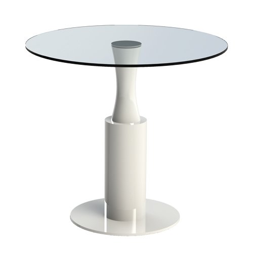 Кофейный стол Umbrella с подстольем белого цвета