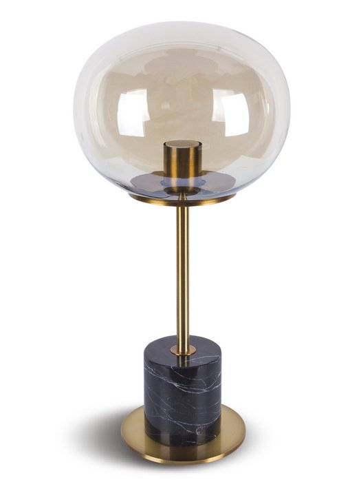Настольная лампа Preston из металла и стекла 