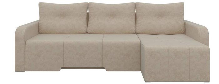 Угловой диван-кровать Манхеттен бежевого цвета