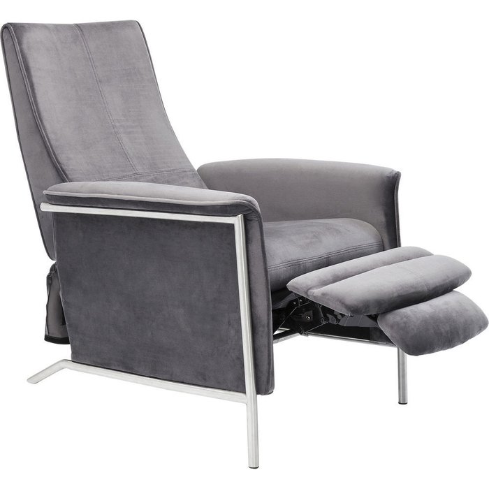 Кресло для отдыха Lazy серого цвета