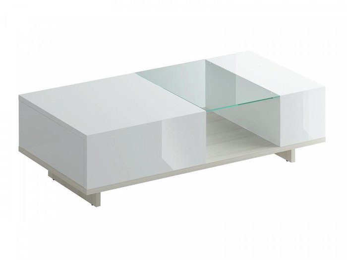 Журнальный столик "Limbo" со стеклянной полкой