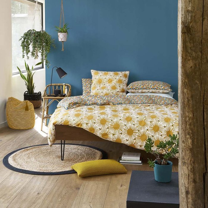 Кровать в винтажном стиле Watford 140х190 коричневого цвета