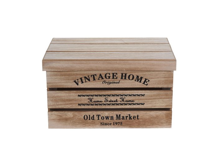 Ящик декоративный Vintage Home S светло-коричневого цвета 