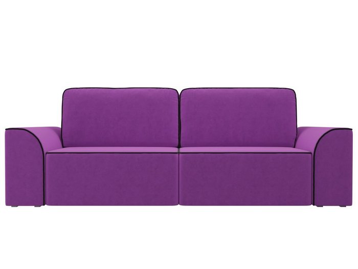 Прямой диван-кровать Вилсон фиолетового цвета