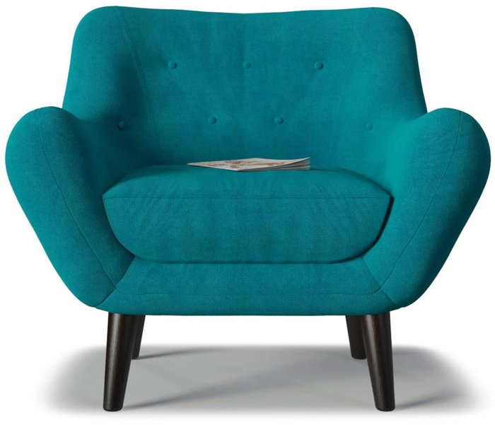 Кресло Элефант Люкс azur синего цвета - лучшие Интерьерные кресла в INMYROOM