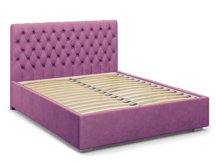Кровать Nemi  без подъемного механизма 180х200 фиолетового цвета