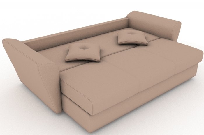Прямой диван-кровать Neapol темно-бежевого цвета