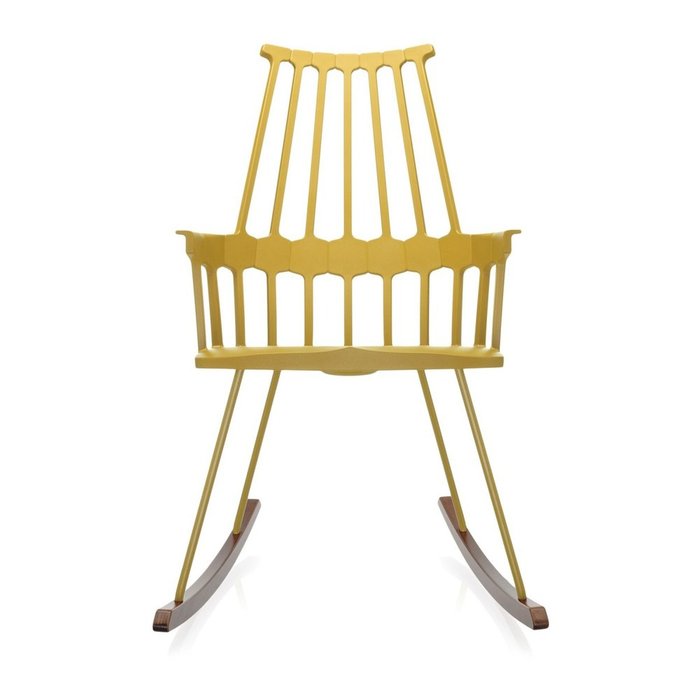 Кресло-качалка Comback желтого цвета