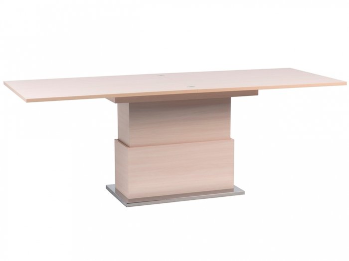 Обеденный раскладной стол-трансформер Slide LT цвета выбеленный дуб