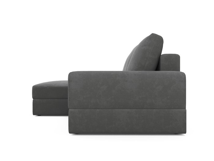 Угловой диван-кровать левый Elke серого цвета - лучшие Угловые диваны в INMYROOM
