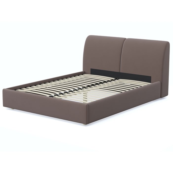 Кровать Бекка 140x200 коричневого цвета