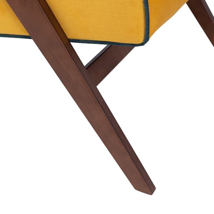 Кресло для отдыха Вест желто-коричневого цвета