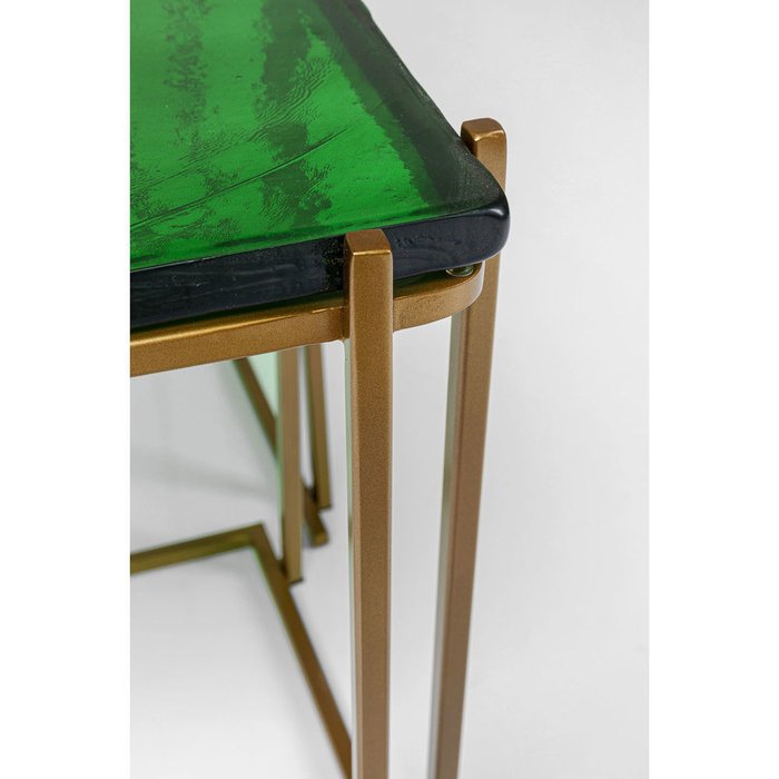 Комплект из двух столов Lagoon  с зелеными столешницами
