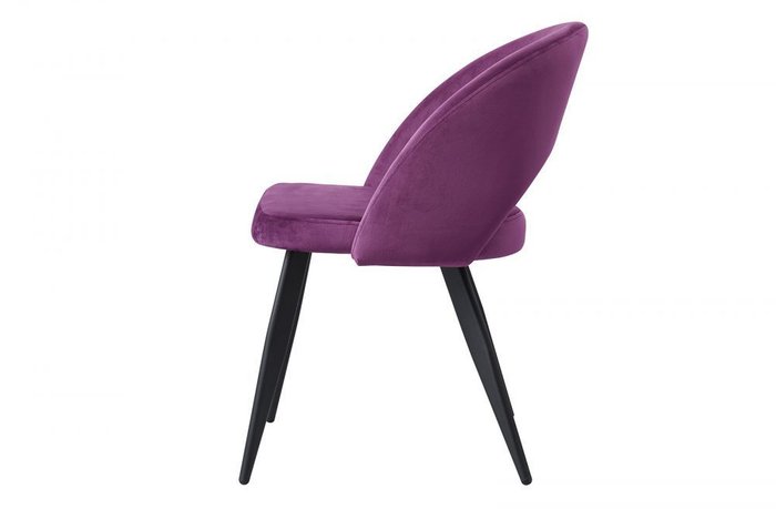 Мягкий стул Beatrice с пурпурной обивкой