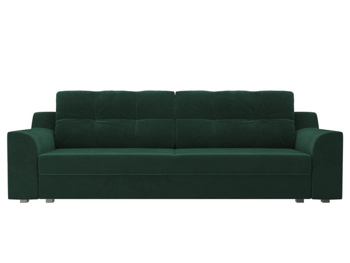Прямой диван-кровать Сансара зеленого цвета