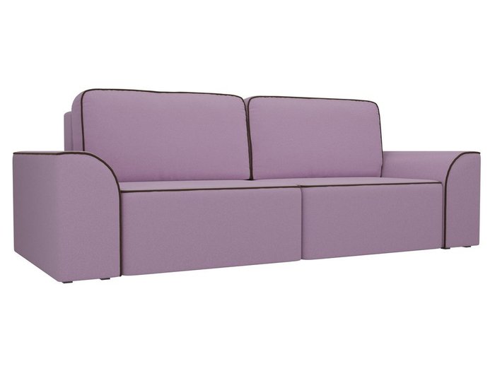 Прямой диван-кровать Вилсон сиреневого цвета