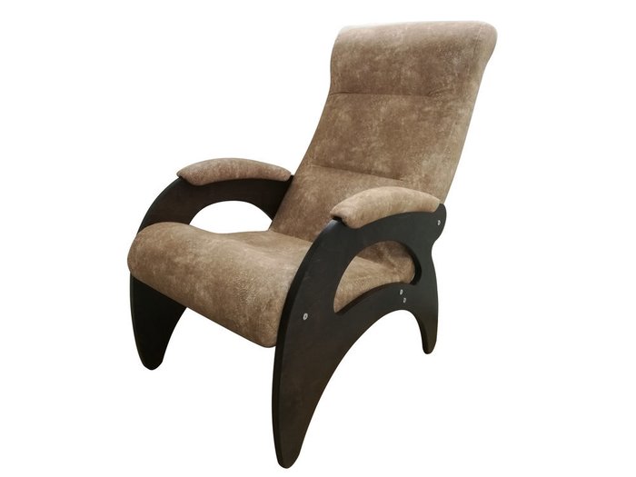 Кресло Мария серо-коричневого цвета