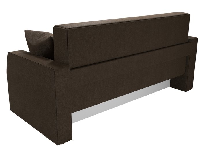 Прямой диван-кровать Малютка коричневого цвета