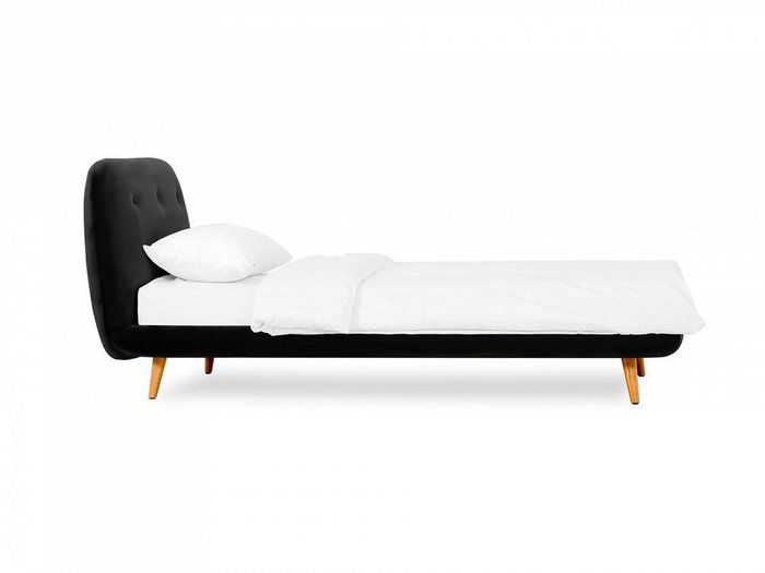 Кровать Loa 90х200 черного цвета