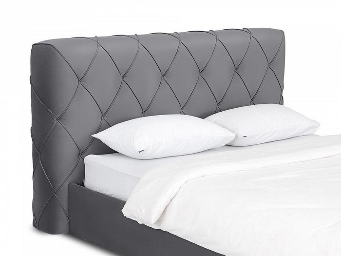 Кровать Ember серого цвета 180х200