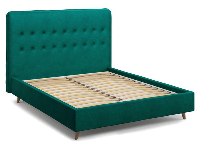 Кровать Bergamo зеленого цвета 160х200 - купить Кровати для спальни по цене 21710.0