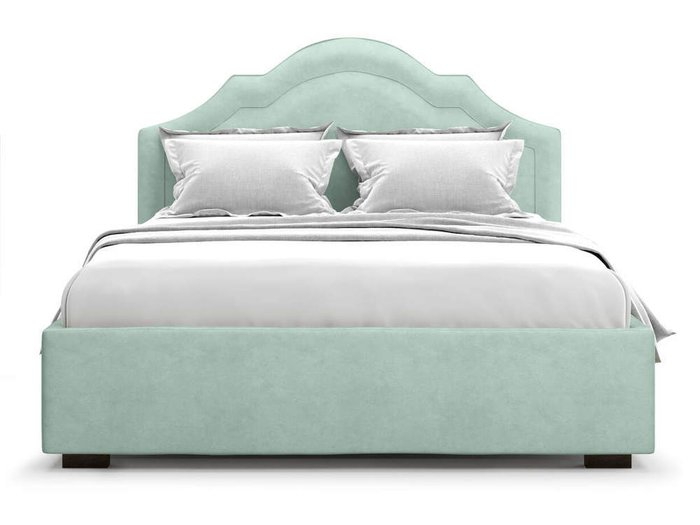Кровать Madzore без подъемного механизма 140х200 ментолового цвета