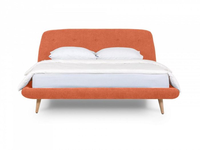 Кровать Loa горчичного цвета 160x200 - купить Кровати для спальни по цене 65900.0