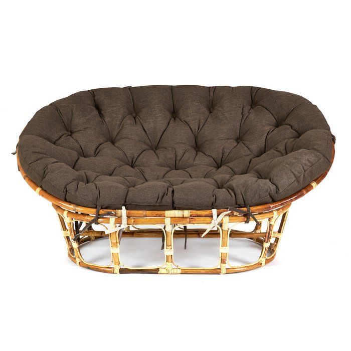 Подушка Мамасан коричневого цвета  - купить Декоративные подушки по цене 4790.0