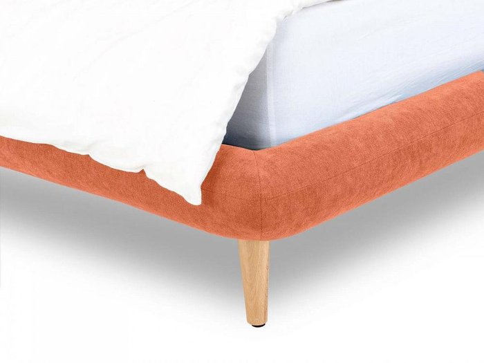 Кровать Loa горчичного цвета 160x200