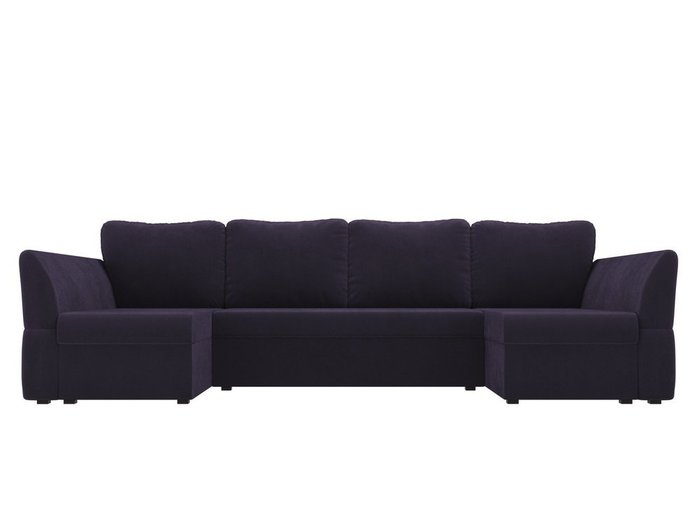 Угловой диван-кровать Гесен фиолетового цвета - купить Угловые диваны по цене 55990.0