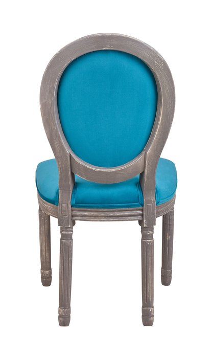 Интерьерный стул Volker blue velvet синего цвета