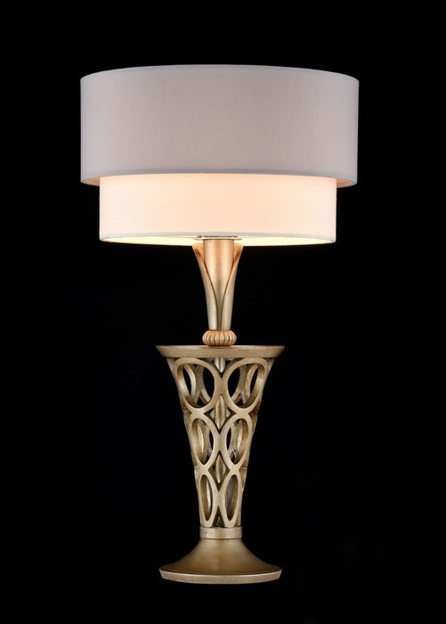 Настольная лампа Lillian с двухцветным абажуром
