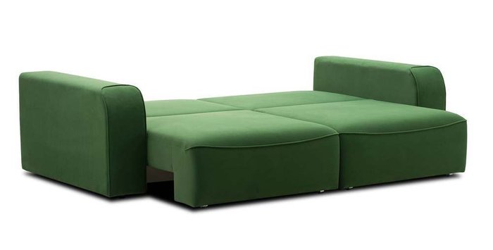 Прямой модульный диван-кровать Тулон зеленого цвета