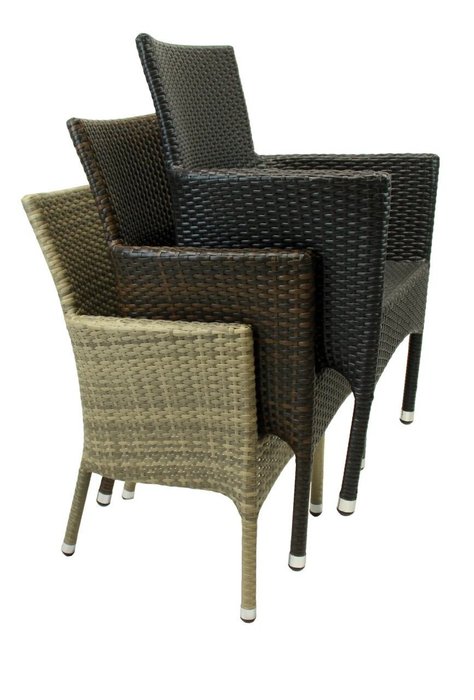 Кресло садовое Milano черного цвета - купить Садовые кресла по цене 20650.0