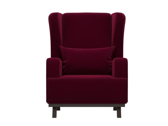 Кресло Джон бордового цвета