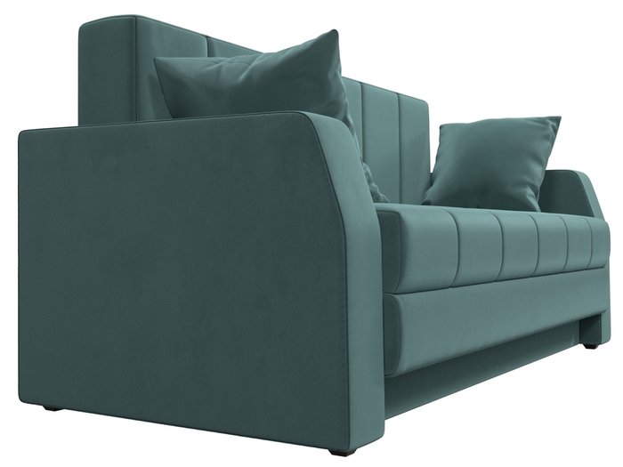 Прямой диван-кровать Малютка темно-бирюзового цвета - лучшие Прямые диваны в INMYROOM
