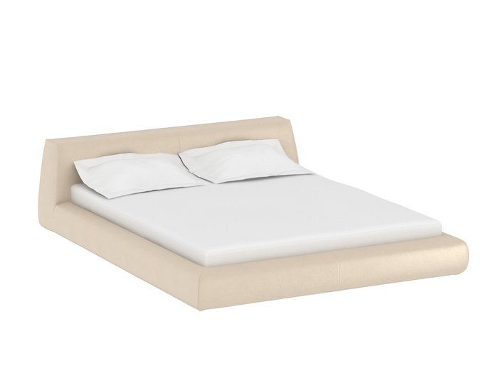 Кровать Vatta бежевого цвета 160x200